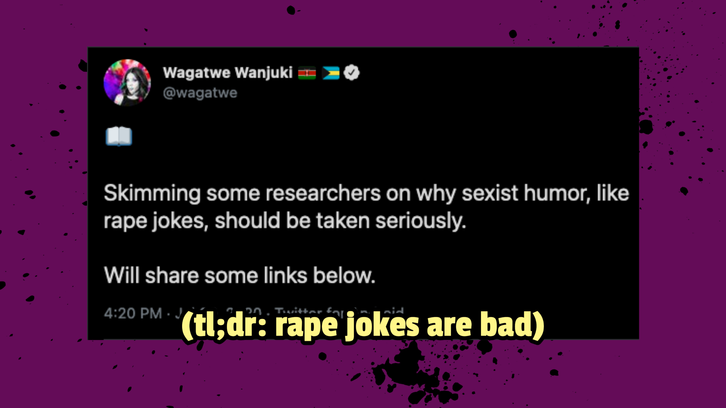 9 reasons to take rape jokes seriously